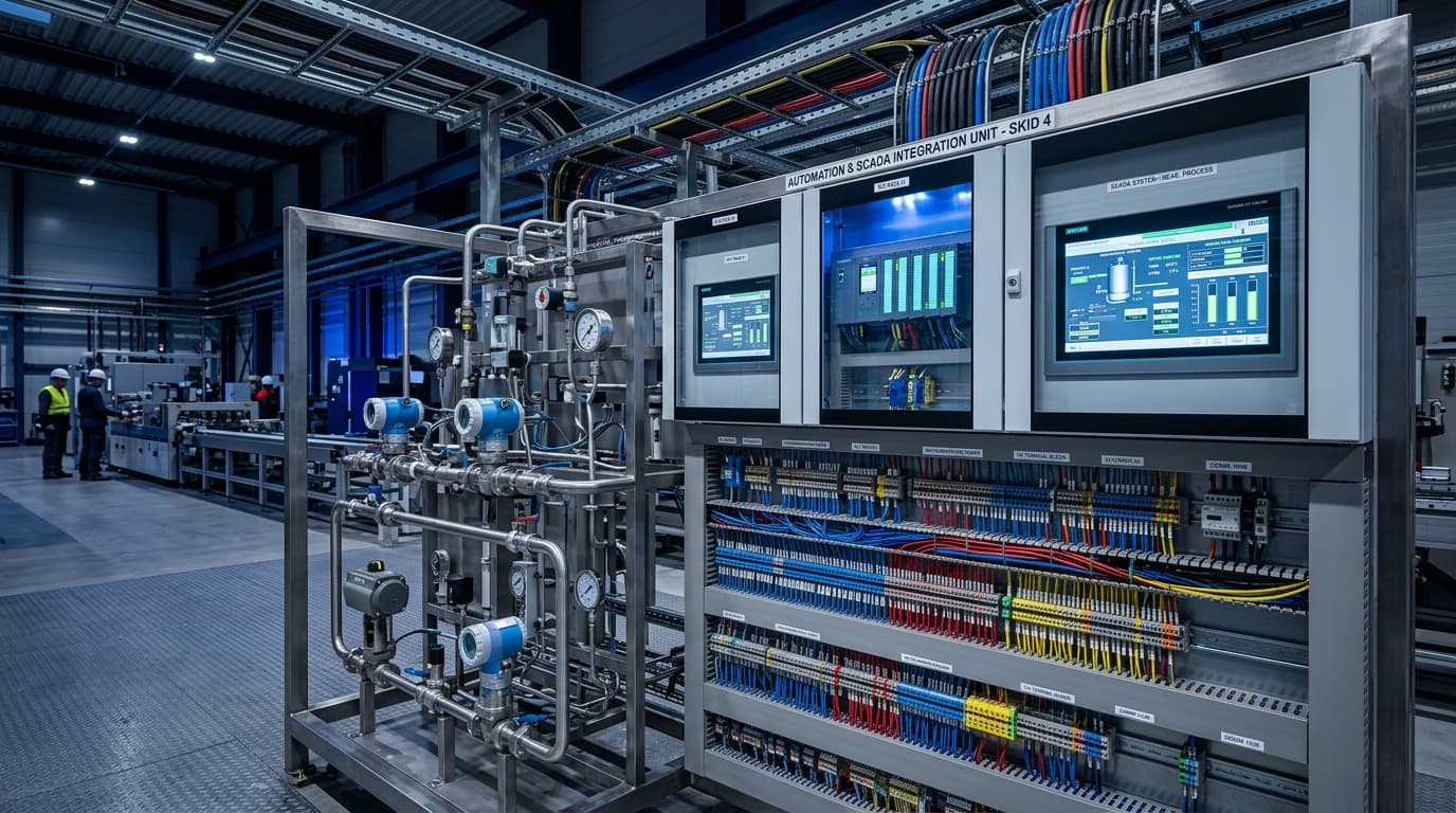 Industrial Automation and System Integration Skid